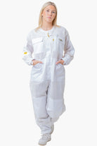 3 Layer Super Cool Mesh Beekeeping Suit With Fencing Veil & Round Brim Hat - Premium Adult Suits
