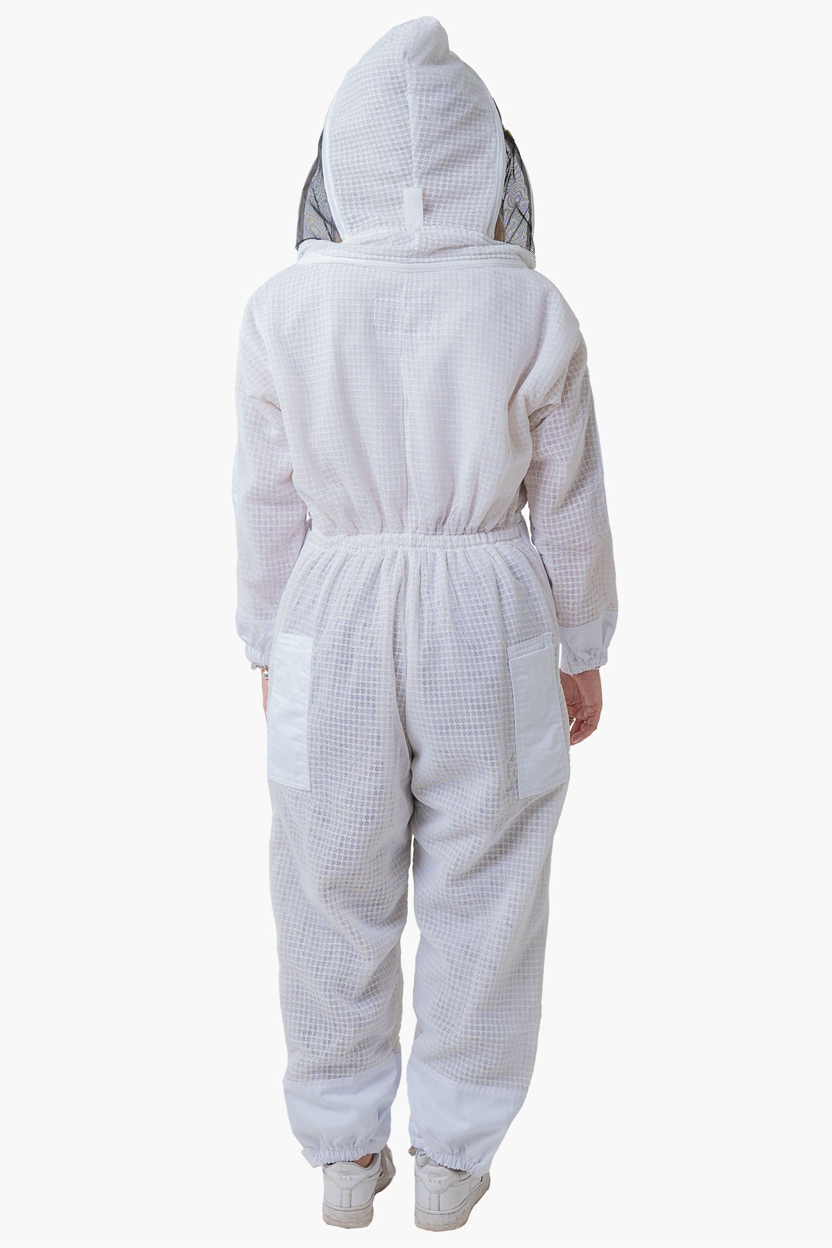 3 Layer Super Cool Mesh Beekeeping Suit With Fencing Veil & Round Brim Hat - Premium Adult Suits