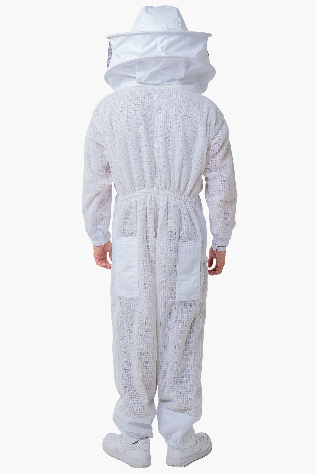 3 Layer Super Cool Mesh Beekeeping Suit With Fencing Veil & Round Brim Hat 