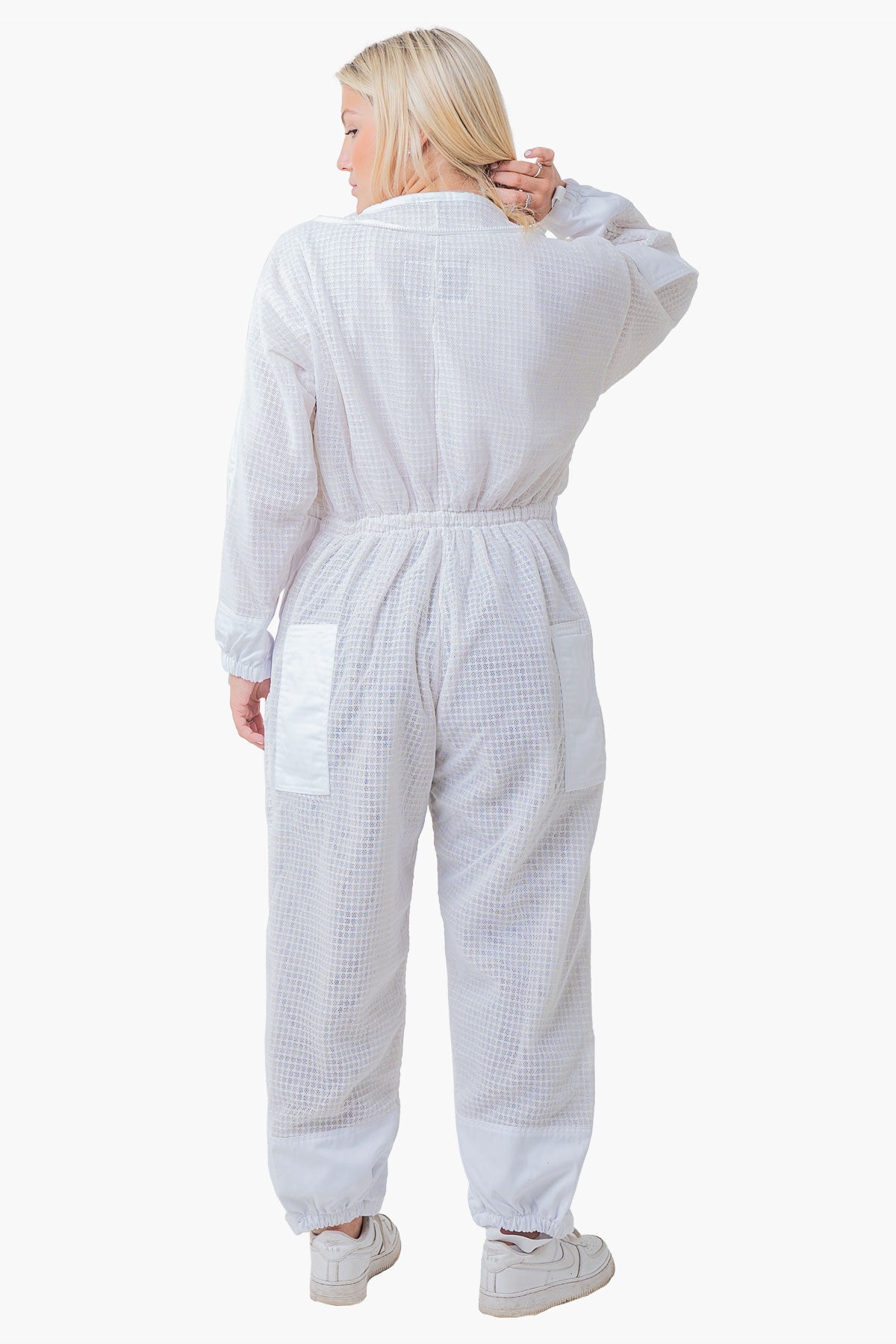 3 Layer Super Cool Mesh Beekeeping Suit With Fencing Veil & Round Brim Hat - Premium Adult Suits