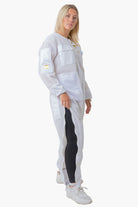 3 Layer Super Cool Mesh Beekeeping Suit With Fencing Veil & Round Brim Hat - Premium Adult Suits