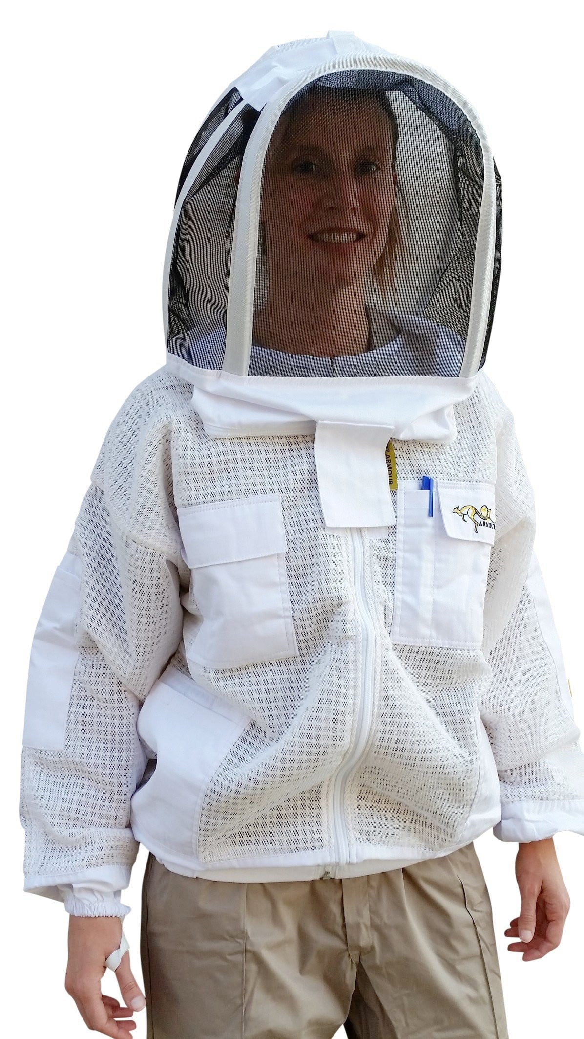 Beekeeping Jacket With Fencing Veil