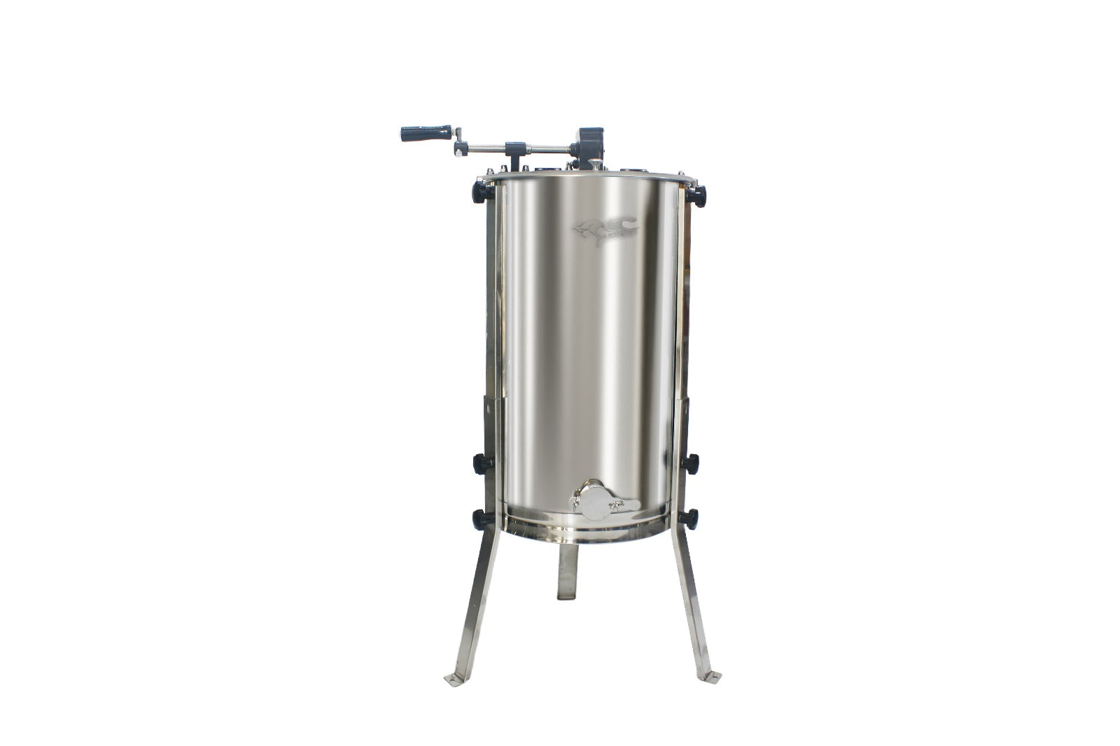OZ Armour 4 to 12 frames manual honey extractor with stainless steel drum