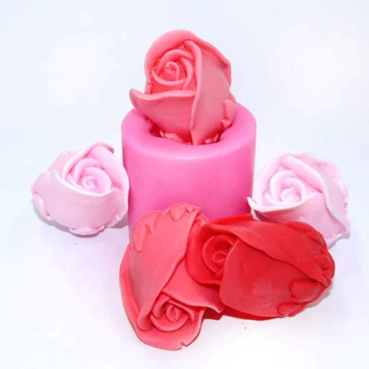 Buy Silicone Candle/Bath Bomb Rose Petal | Beekeeping Gear