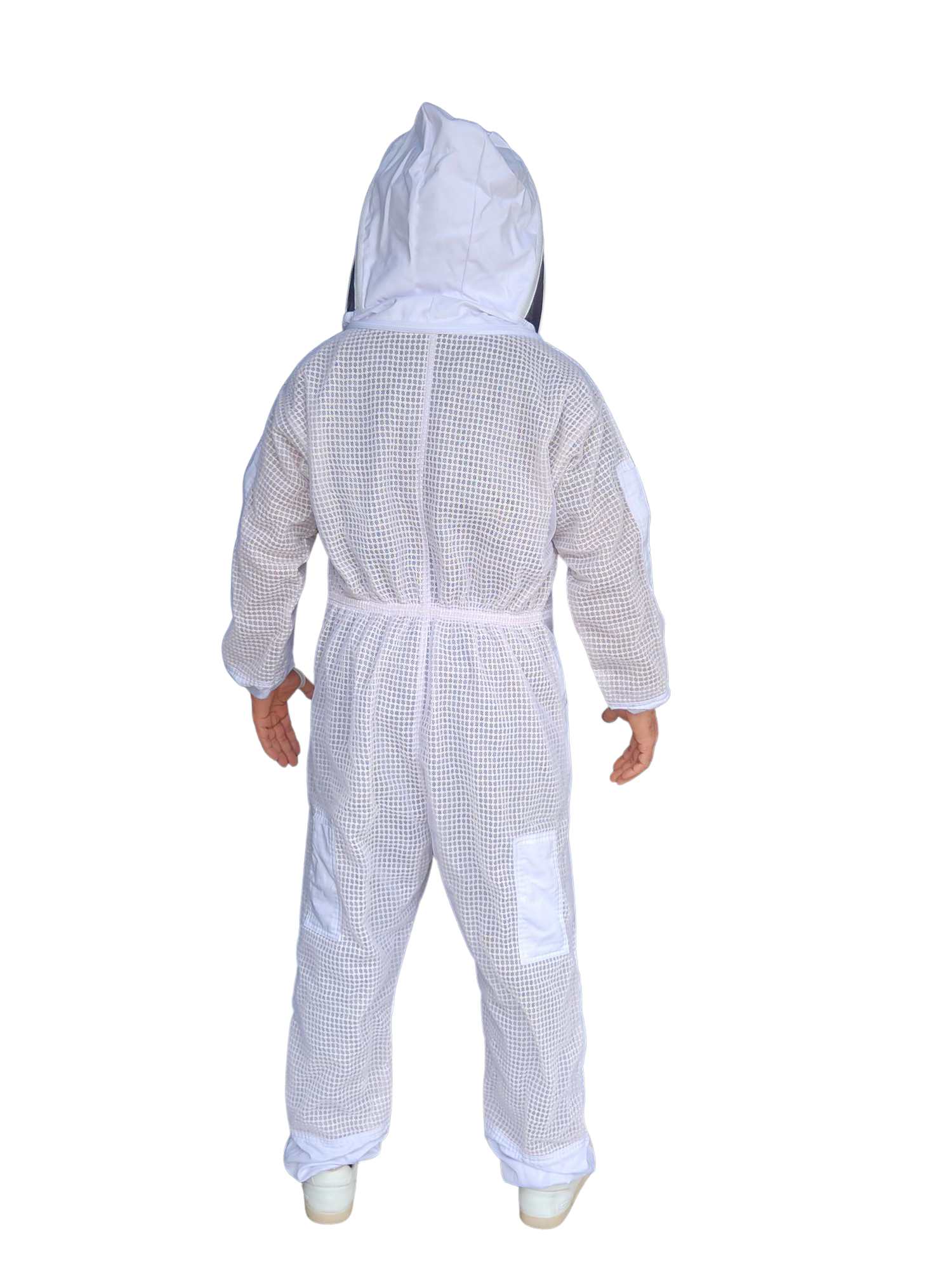 Back view of OZ APIARIST beekeeping suit with hood