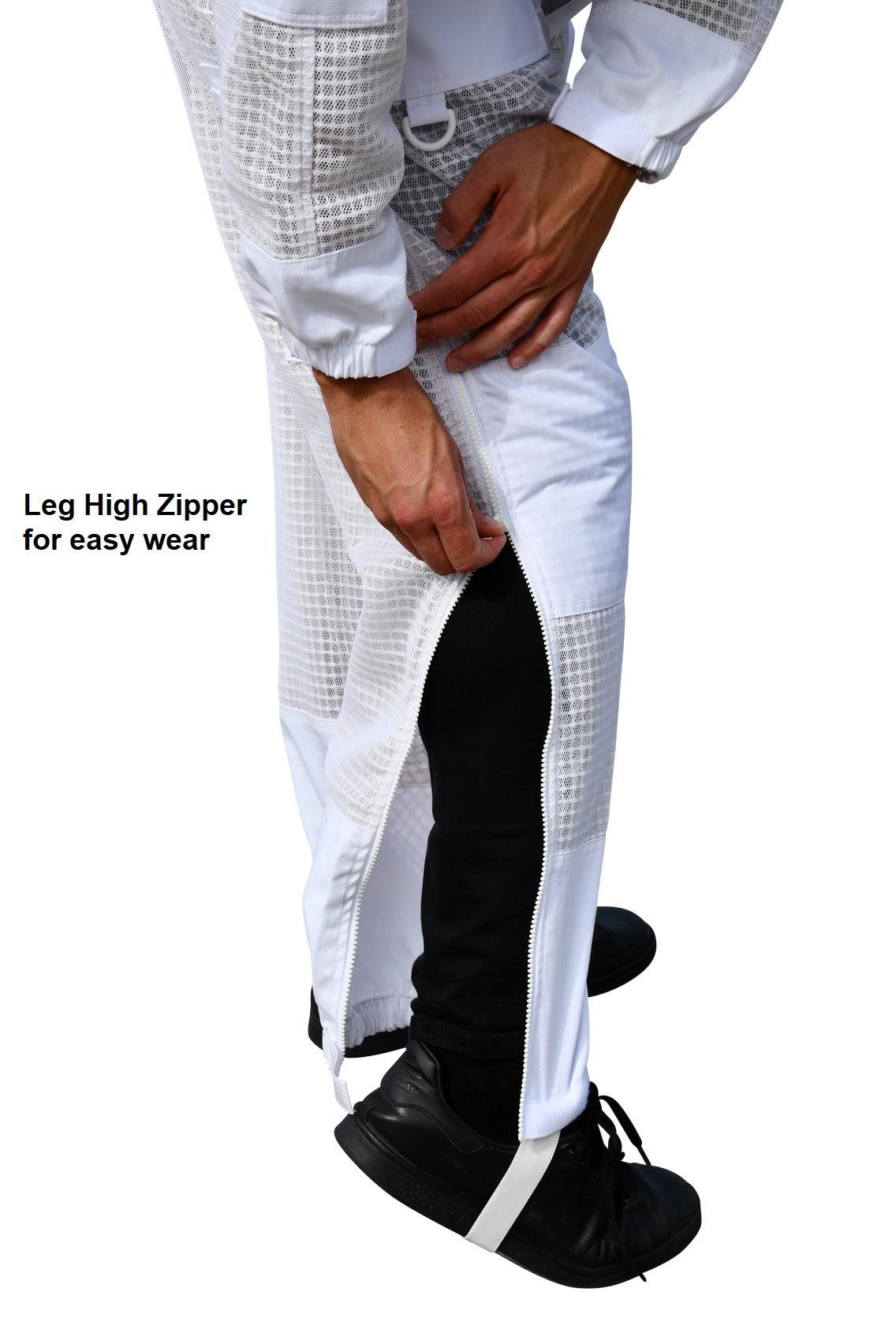 Leg High Zipper for Easy Wear