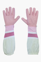 Children OZ ARMOUR Pink Cow Hide Ventilated Gloves - Gloves