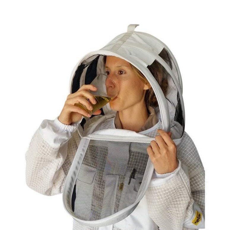 OZ ARMOUR 3 Layer Mesh Ventilated Fencing Spare Veil Front Opening - Veil