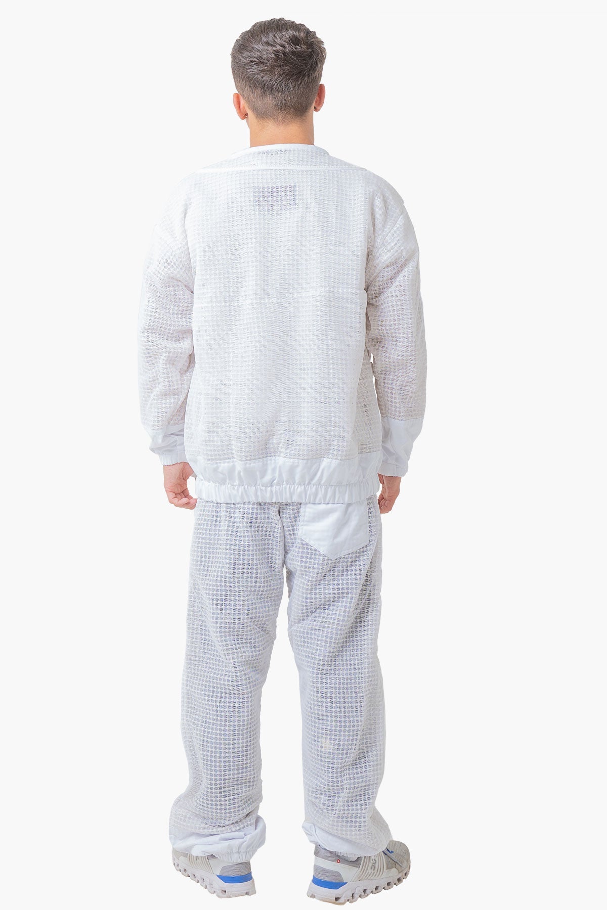 OZ ARMOUR 3 Layer Super Cool Mesh Ventilated Beekeeping Jacket With Fencing Veil - Premium Adult Suits and Jackets