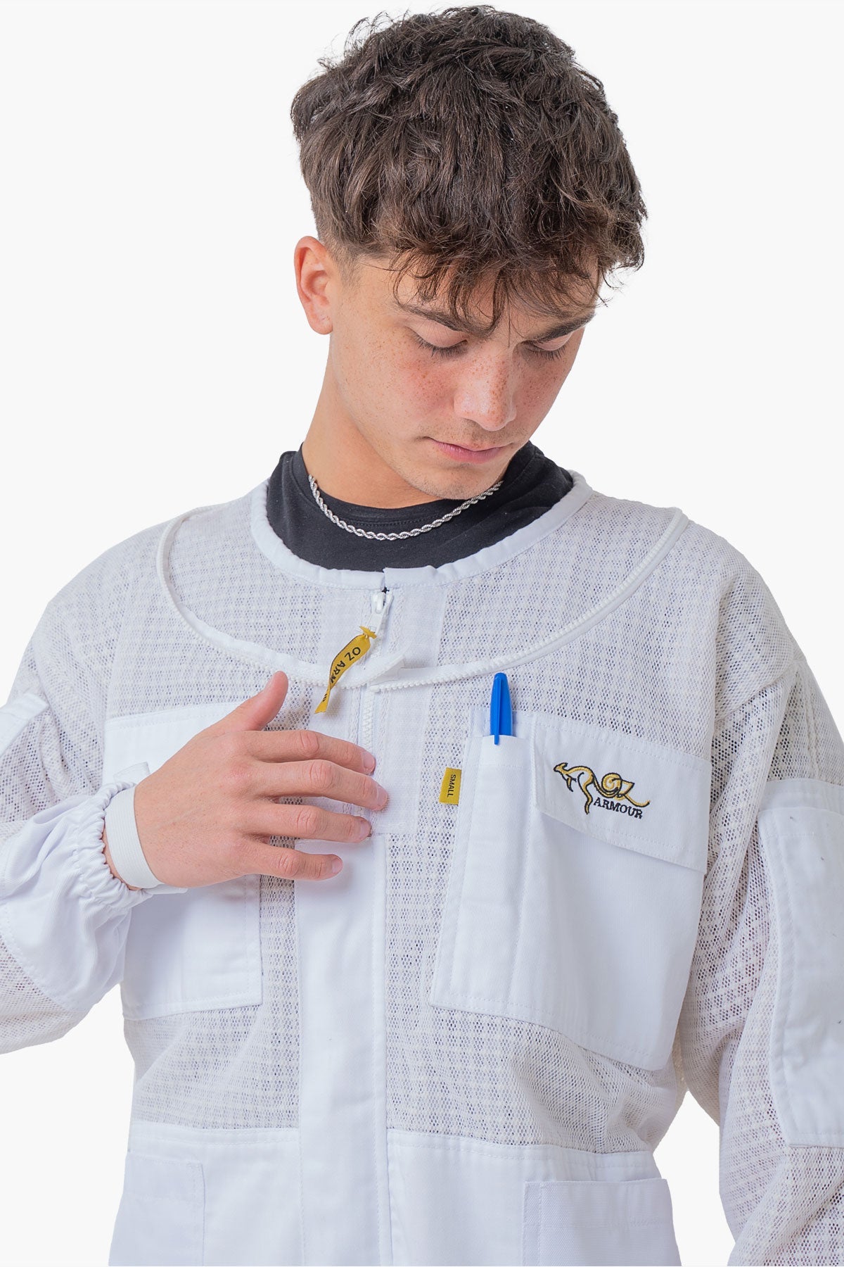 3 Layer Super Cool Mesh Ventilated Beekeeping Suit - Jackets Side