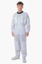 OZ ARMOUR 3 Layer Super Cool Mesh Ventilated Beekeeping Suit With Round Brim Hat - Premium Adult Suits and Jackets