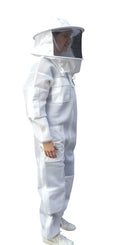 Oz Armour Double Layer Air Mesh ventilated Beekeeping Suit with Round Brim Hat - Beekeeper Costume Kit - Premium Adult Suits and Jackets
