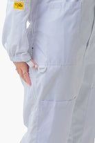OZ ARMOUR POLY COTTON SEMI VENTILATED BEEKEEPING SUIT WITH FENCING VEIL - Premium Adult Suits and Jackets