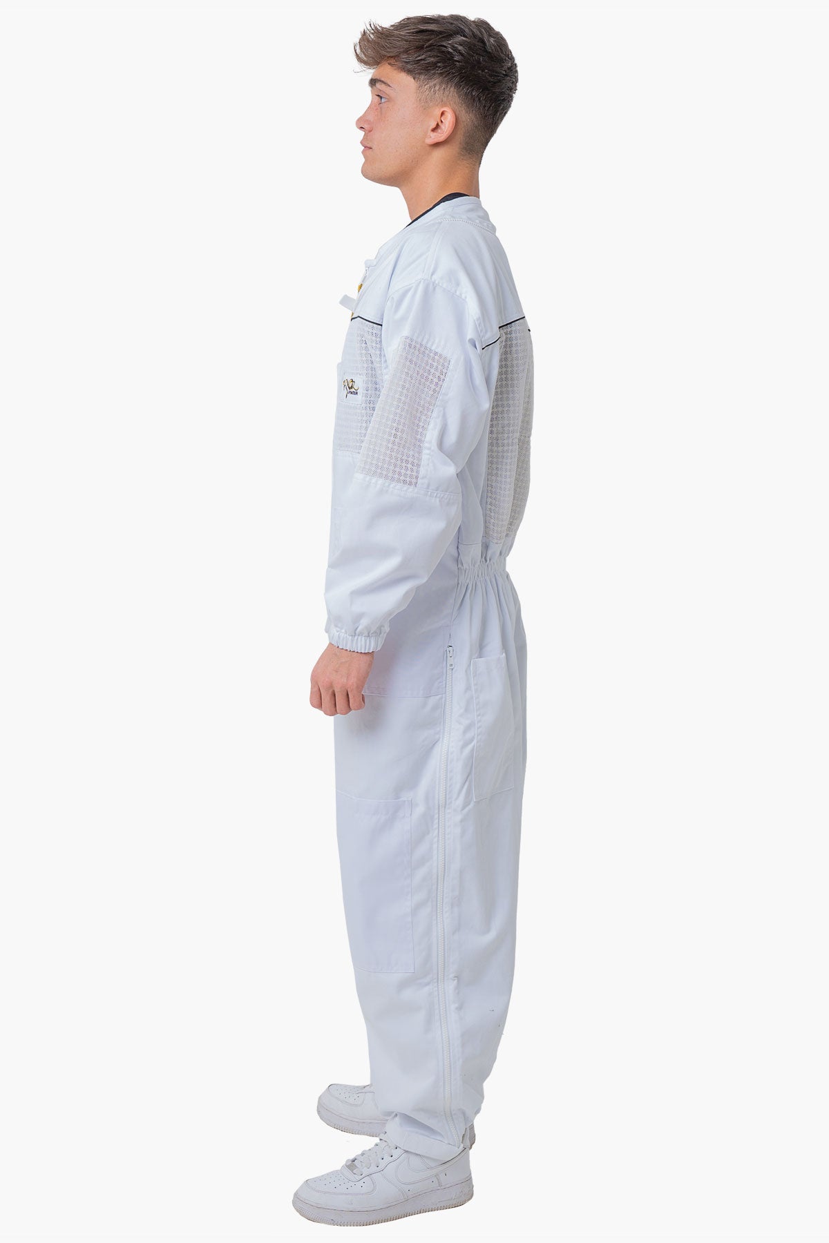 OZ ARMOUR Poly Cotton Semi Ventilated Beekeeping Suit With Round Brim Hat - Premium Adult Suits and Jackets