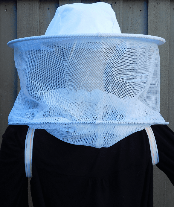 OZ ARMOUR Round Hat Veil with Shoulder Strap - Veil