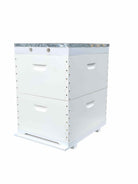 ASSEMBLED & PAINTED BEEHIVE WITH MESH BOTTOM BOARD