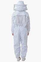 Poly Cotton Semi Ventilated Beekeeping Suit With Fencing Viel & Round Brim Hat - Premium Adult Suits