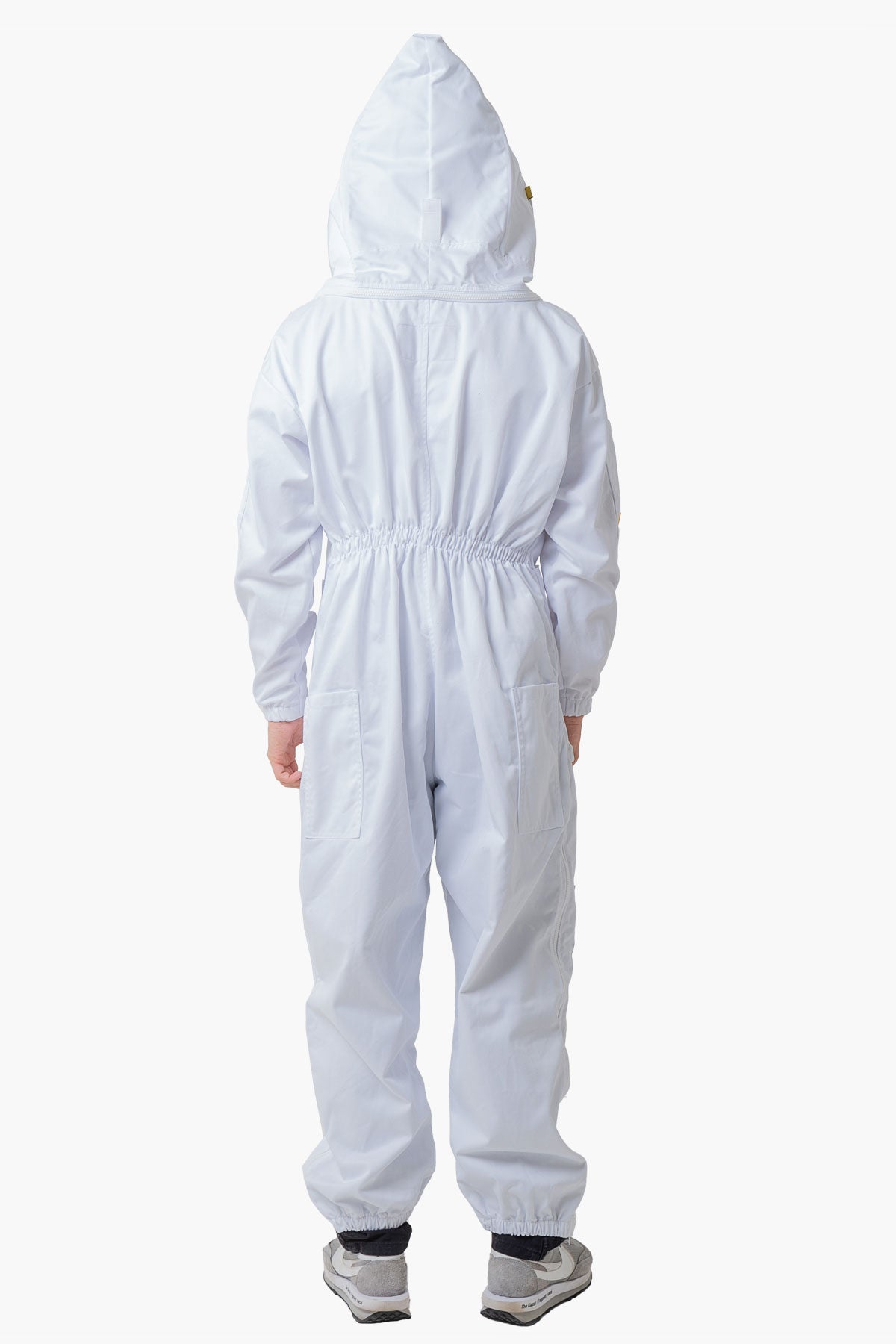 Pre Shrunk Poly Cotton Beekeeping Suit With Fencing Veil & Round Hat Veil - Premium Adult Suits