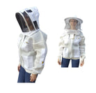 SALE OZ ARMOUR Double Layer Mesh Ventilated Beekeeping Jacket With Round Hat Veil - Premium Adult Suits and Jackets