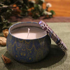 Lavender Scented Candle Pot