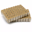 Beekeeping smoker fuel blocks made from compressed cardboard