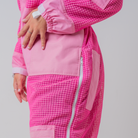 PINK Beekeeping Suit  - Left Side Close Up