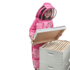 3 Layer Children's pink Beekeeping suit With Fencing Veil & Free Extra Gloves - Children's Suits