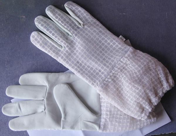 3 Layer Mesh Beekeeping Cow Hide Ventilated Gloves - Gloves