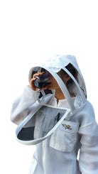 Super Cool Air Mesh Beekeeping Suit With Fencing Veil