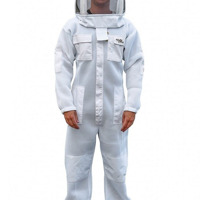OZ ARMOUR Double Layer mesh Ventilated Beekeeping Suit With Fencing Veil,Beekeeping,beekeeping gear,oz armour