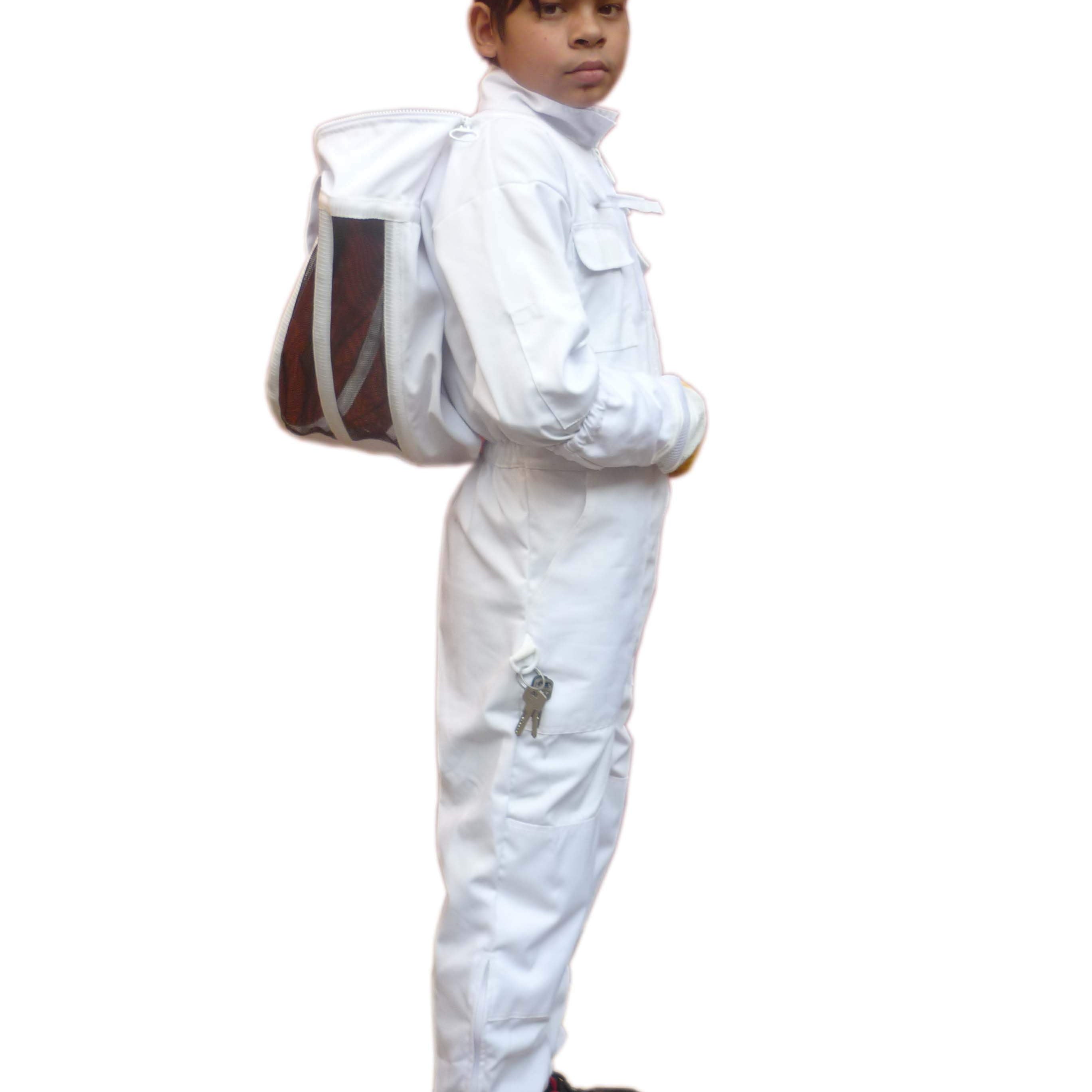 White Poly Cotton Children's Beekeeping Suit,Beekeeping,beekeeping gear,oz armour