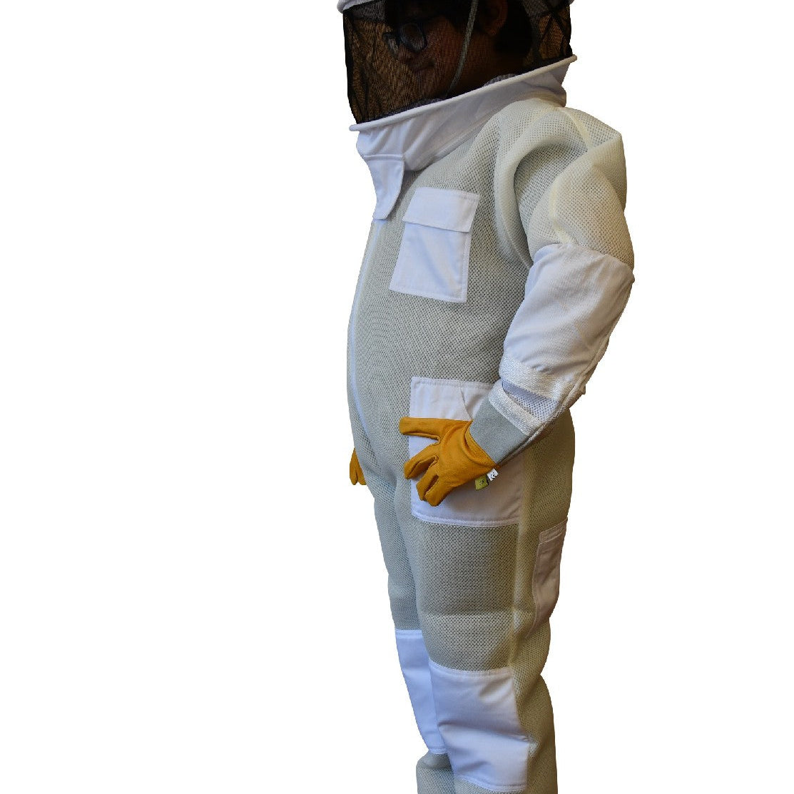 Double Layer Ventilated Children's Beekeeping Suit With Round Brim Hat in Australia