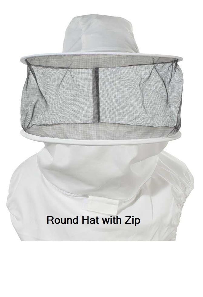 Round Hat with Zip
