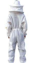Beekeeping Suit With Fencing Veil & Round Brim Hat- Back Side