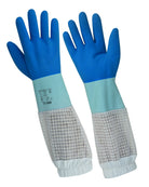 Rubber Gloves with three Layer Mesh Ventilated