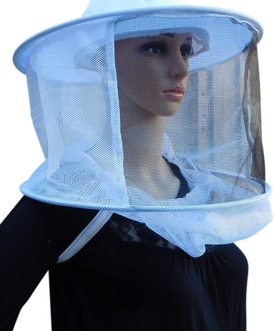 Round Hat Beekeeping Veil with Shoulder Strap - Veil